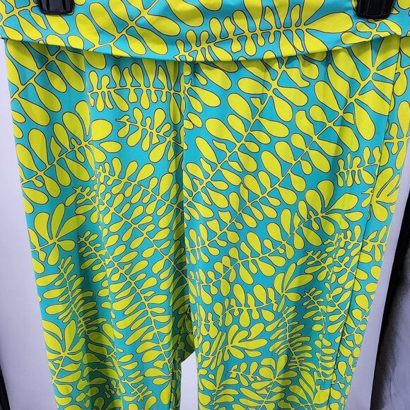 Trina Turk Womens Small Trellis Print Swim Spa Pants Nylon Spandex New - Picture 2 of 6